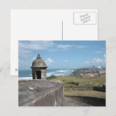 Entlang der Postkarte des Uhrturms (Vorne/Hinten)