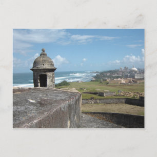 Entlang der Postkarte des Uhrturms