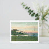 Entlang der River Front, Toms River, NJ Vintage Postkarte (Stehend Vorderseite)