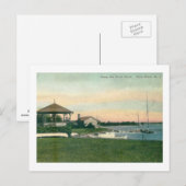 Entlang der River Front, Toms River, NJ Vintage Postkarte (Vorne/Hinten)