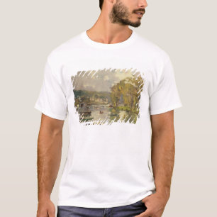 Entlang der Seine bei Meudon, c.1893 (Öl auf T-Shirt