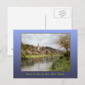 Entlang der Seine von Louis Aston Knight Postkarte (Vorne/Hinten)
