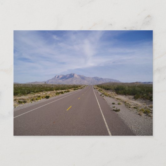 Entlang der Straße - El Capitan - Guadalupe Postkarte (Vorderseite)