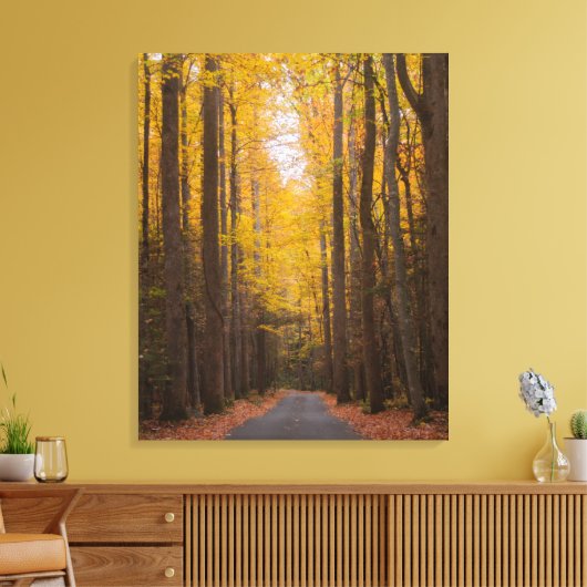 Entlang der Straße Leinwanddruck (Insitu (Wohnzimmer))