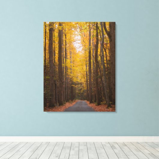 Entlang der Straße Leinwanddruck (Insitu (Holzboden))