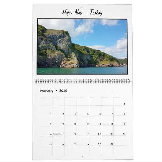 Entlang der Südküste von Devon - Fotografie Kalender (Feb 2026)