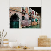 Entlang der Venedig-Kanäle Poster (Küche)