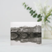 Entlang des Flusses Arno in Florenz, Italien Postkarte (Stehend Vorderseite)