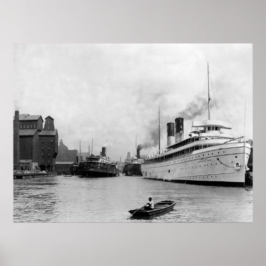 Entlang des Flusses Buffalo, N.Y.: 1905 Poster (Vorne)