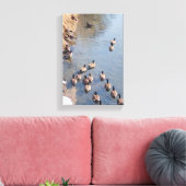 Entlang des Flusses Leinwanddruck (Insitu (Wohnzimmer))