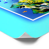 Entlang des Great Barrier Reef Poster (Ecke)