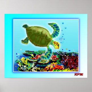 Entlang des Great Barrier Reef Poster