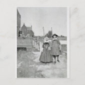 Entlang des Kanals in Old Manhattan Postkarte (Vorderseite)