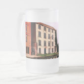 Entlang des Kanals Leeds Mattglas Bierglas (Vorderseite Links)