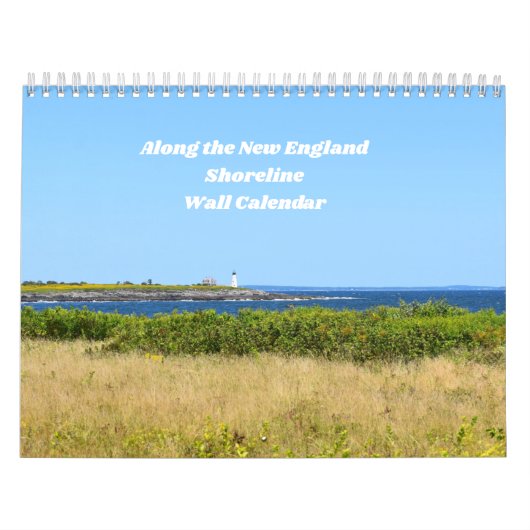 Entlang des New England Shoreline Wall Calendar Kalender (Titelbild)