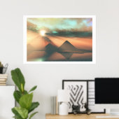 ENTLANG DES NILE DRUCKS POSTER (Heimbüro)