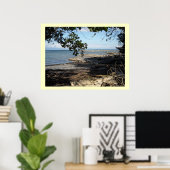 Entlang des Ozeans Poster (Heimbüro)