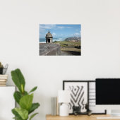 Entlang des Posters des Uhrturms Poster (Heimbüro)