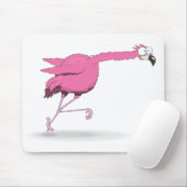 Entlang Flamingo laufen Mousepad (Mit Mouse)