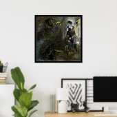 Entlang kam eine Spinne... Poster (Heimbüro)