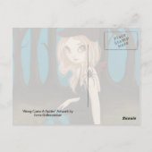 Entlang kam eine Spinne - Postkarte (Rückseite)