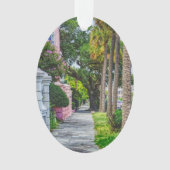 Entlang Rainbow Row gehen Ornament (Vorderseite)