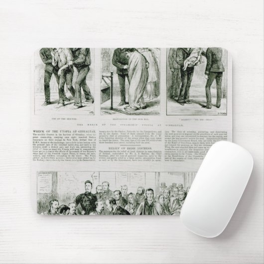 Entlastung der irischen Bedrängnisses Mousepad (Mit Mouse)