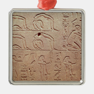 Entlastung, die Akrobaten und einen Harpist Ornament Aus Metall