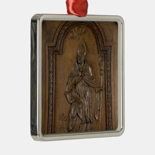 Entlastung, die Bischof St. Medard darstellt Silbernes Ornament (Rechts)