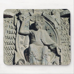 Entlastung, die Christus im Ruhm darstellt Mousepad