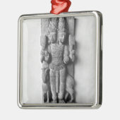 Entlastung, die ein doppelköpfiges Bild von Agni Silbernes Ornament (Links)