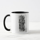 Entlastung, die ein doppelköpfiges Bild von Agni Tasse (Links)