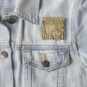 Entlastung, die ein Pharao darstellt Button (Beispiel)