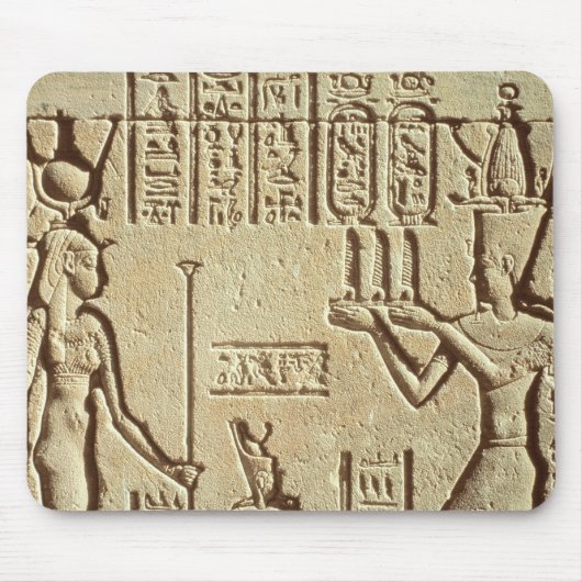 Entlastung, die ein Pharao darstellt Mousepad (Vorne)
