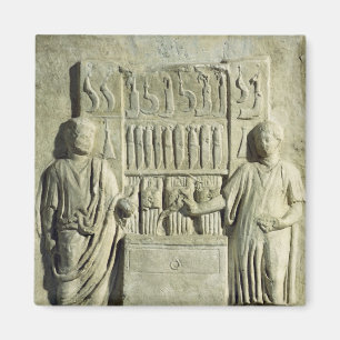 Entlastung, die ein Tischbesteckgeschäft darstellt Magnet