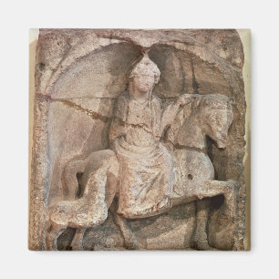 Entlastung, die Epona, Gaulish Göttin darstellt Magnet