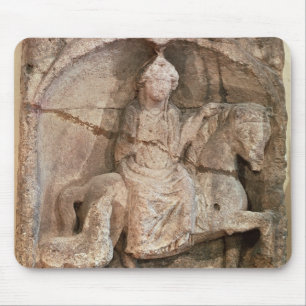 Entlastung, die Epona, Gaulish Göttin darstellt Mousepad