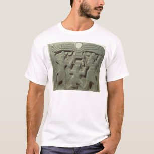 Entlastung, die Gilgamesh zwischen zwei darstellt T-Shirt