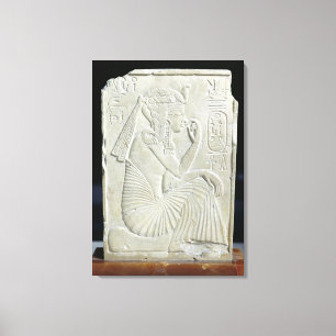 Entlastung, die Ramesses II als Kind darstellt Leinwanddruck