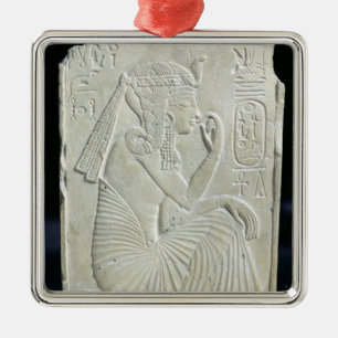 Entlastung, die Ramesses II als Kind darstellt Ornament Aus Metall