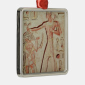 Entlastung, die Ramesses II smiting Feinde Silbernes Ornament (Rechts)