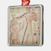 Entlastung, die Ramesses II smiting Feinde Silbernes Ornament (Links)