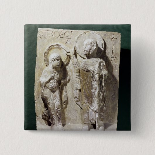 Entlastung, die St. Hilary darstellt Button (Vorderseite)