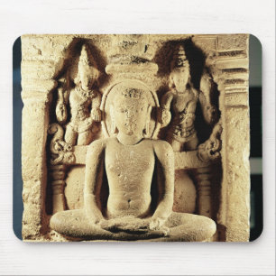 Entlastung, die Tirthankara Mahavira darstellt Mousepad
