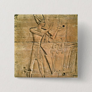 Entlastung, die Tuthmosis III machend darstellt Button