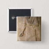 Entlastung eines Assyrian Kriegers Button (Vorne & Hinten)