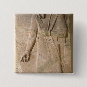 Entlastung eines Assyrian Kriegers Button