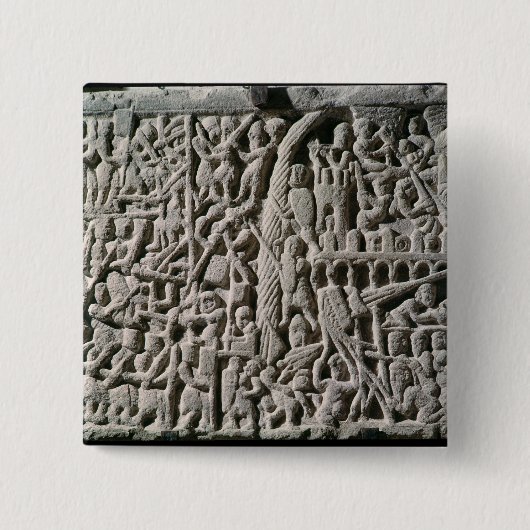 Entlastung, welche die Belagerung von Carcassonne Button (Vorderseite)