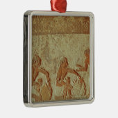 Entlastung, welche die Herstellung und das Backen Silbernes Ornament (Rechts)