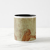 Entlastung, welche die Herstellung und das Backen Zweifarbige Tasse (Mittel)